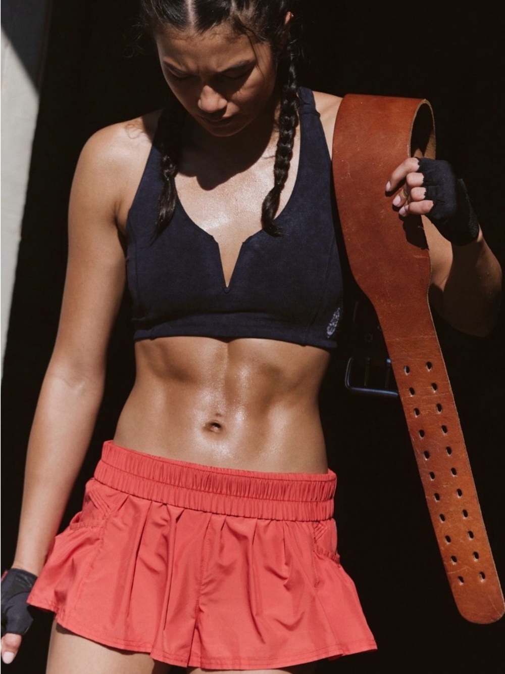 NWOT FP Movement Get Your Flirt On Shorts in Victory Red